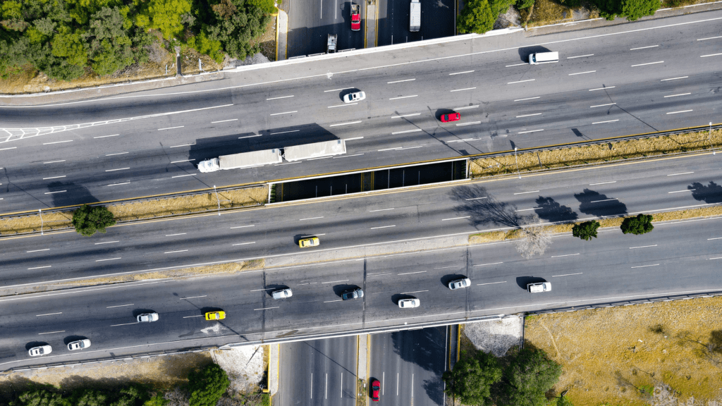 Cruce vial en Querétaro
